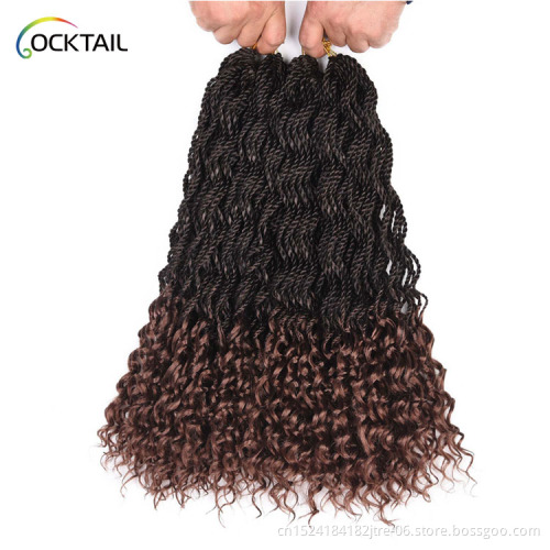 curly end senegalese twist african braid hair styles equal jamaican twist braid, 20 inches body wave crochet braid hair twist